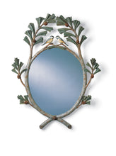 Load image into Gallery viewer, 1180 CHICKADEES IN PINE BOUGHS MIRROR