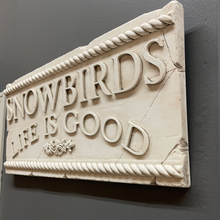 Load image into Gallery viewer, Snowbirds Ceramic Wall Art
